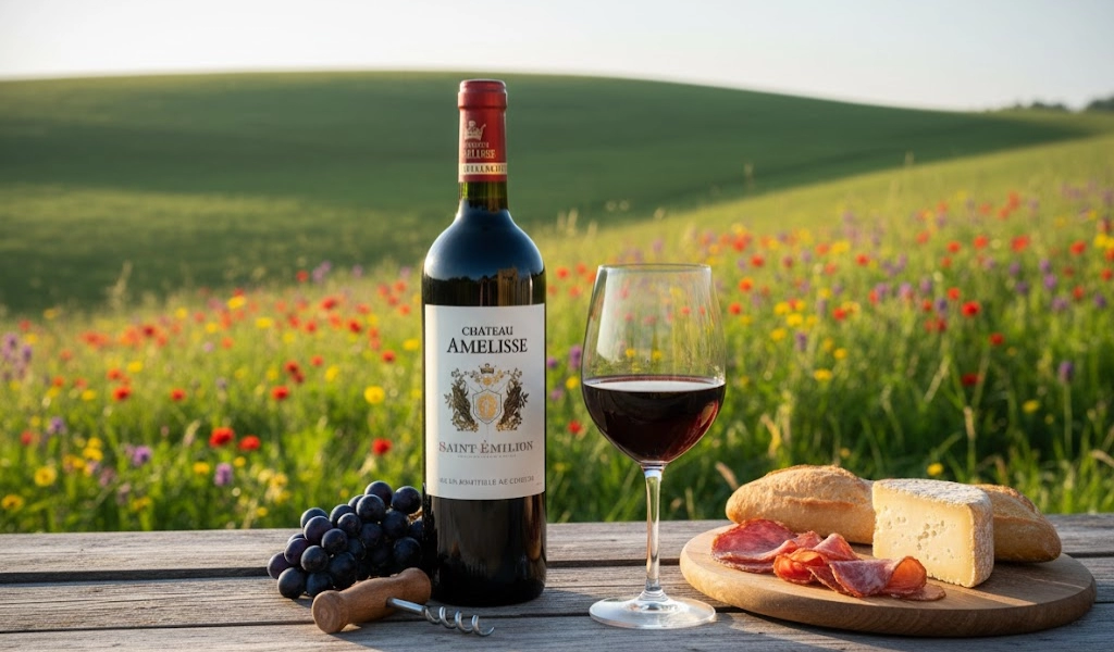 Chateau Amelisse AOC Saint Emilion Tròn Trịa