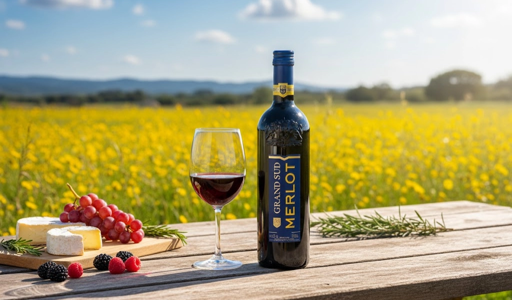 Grand Sud Merlot Pays DOC IGP 2023 1L Mềm Mại