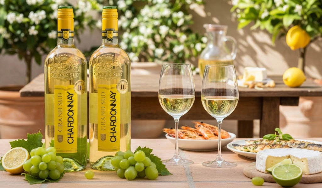 Grand Sud Chardonnay 1L Tròn Trịa