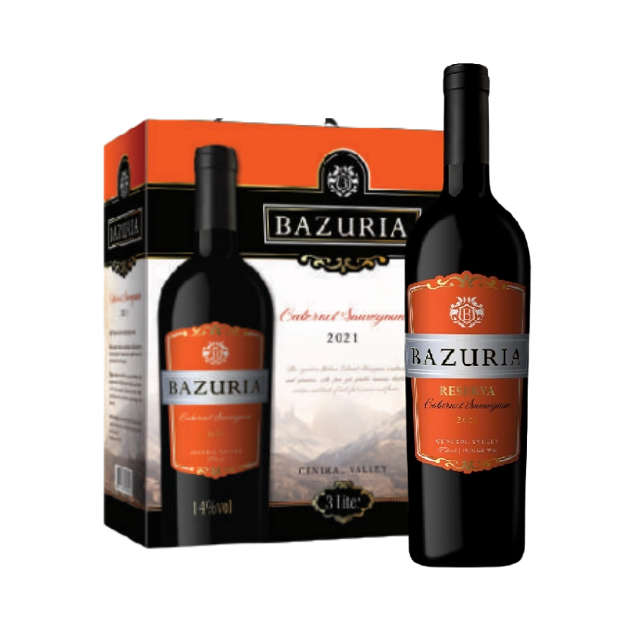 Rượu Vang Bịch Chile Bazuria Cabernet Sauvignon 3L