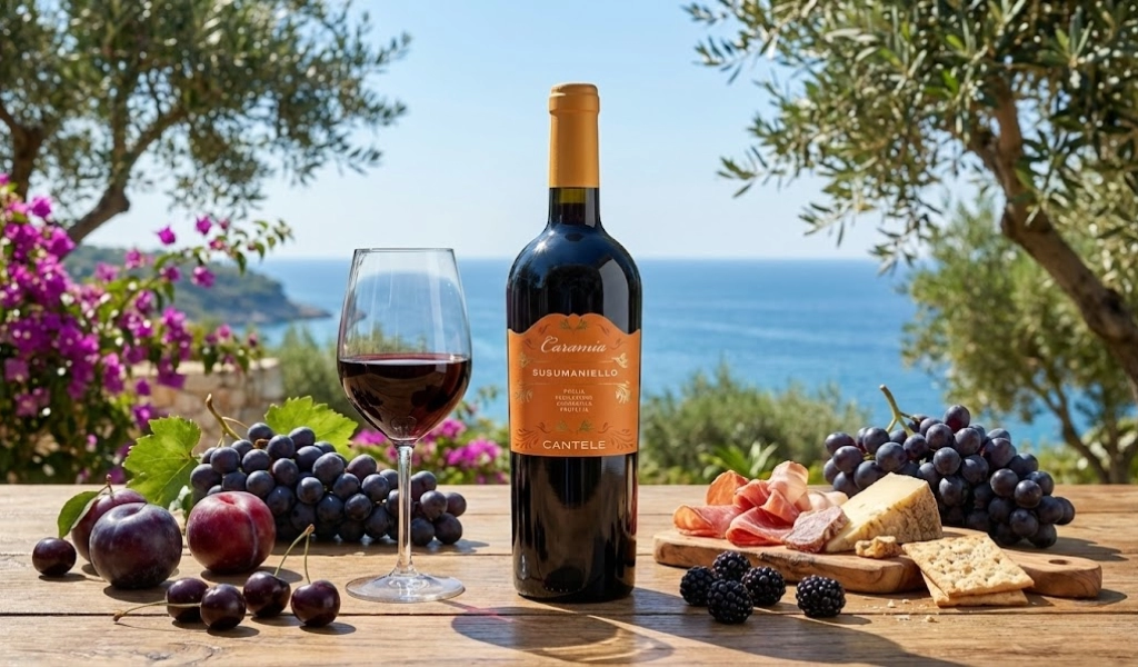 Rượu Vang Đỏ Ý Caramia Susumaniello Puglia IGP