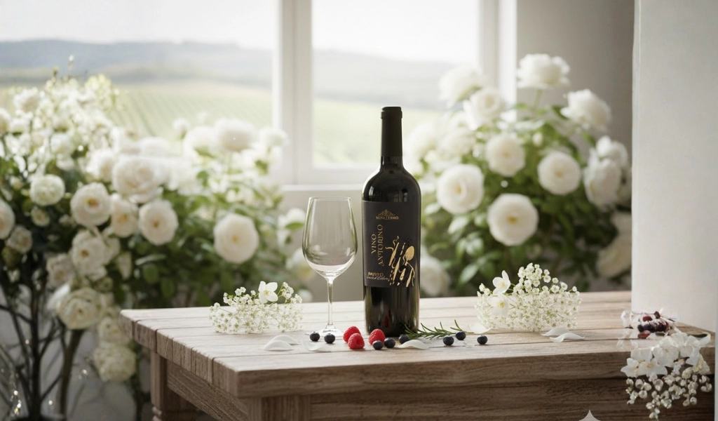 Rượu Vang Khắc Tên Món Quà