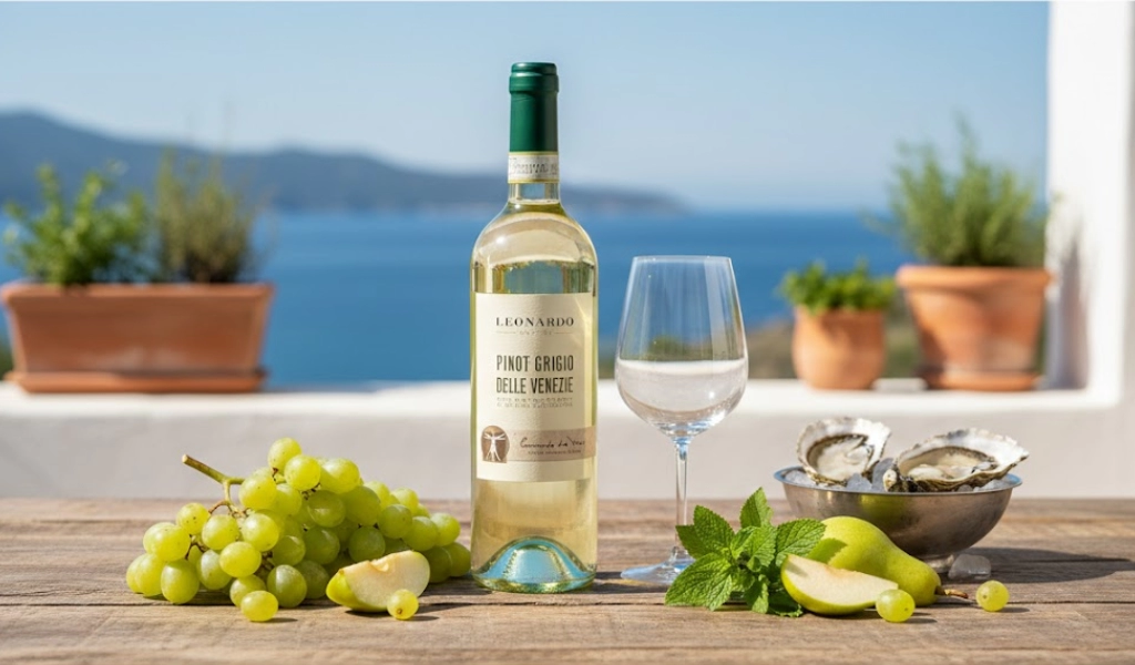 Leonardo Pinot Grigio Delle Venezie Sảng Khoái