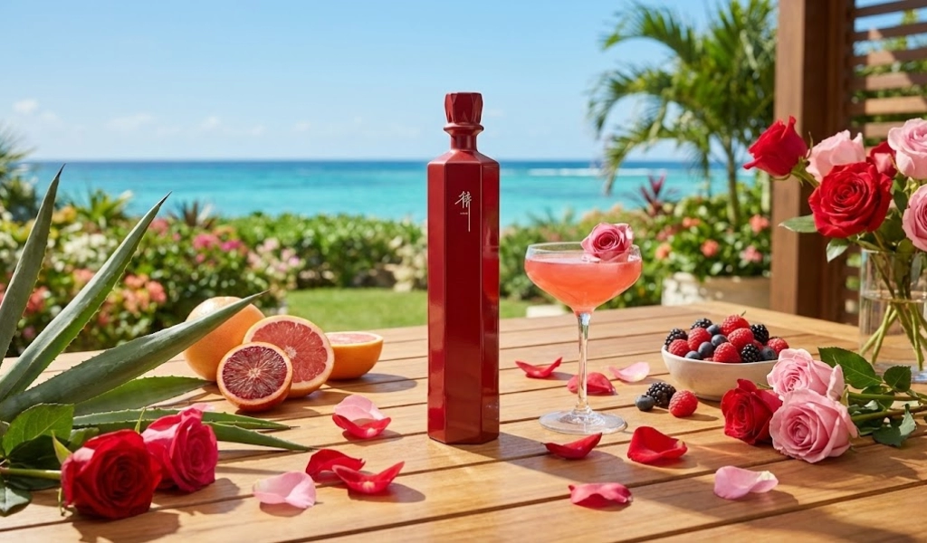 Rượu Mùi Trung Quốc Jiang Lab Rose Agave Liqueur