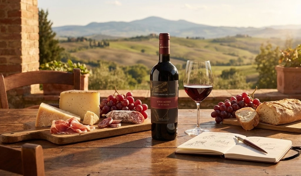 Leonardo Da Vinci Vino Rosso D'Italia