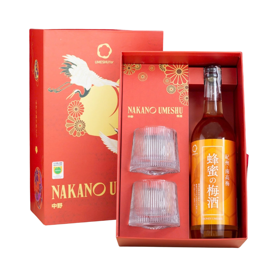 Rượu Mơ Nhật Nakano Mitsu Vị Mật Ong Hộp Quà Tết 2026