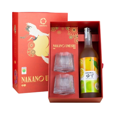 Rượu Mơ Nhật Umeshu Nakano Yuzu Vị Chanh Hộp Quà Tết 2026