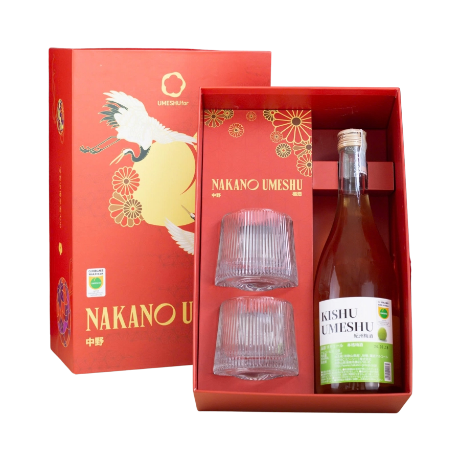 Rượu Mơ Nhật Umeshu Nakano Kishu Vị Truyền Thống Hộp Quà Tết 2026