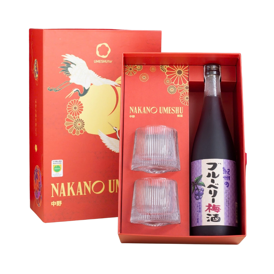 Rượu Mơ Nhật Umeshu Nakano Blueberry Vị Việt Quất Hộp Quà Tết 2026