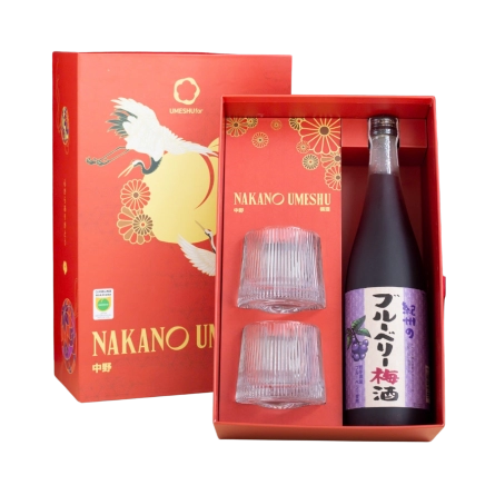 Rượu Mơ Nhật Umeshu Nakano Blueberry Vị Việt Quất Hộp Quà Tết 2026
