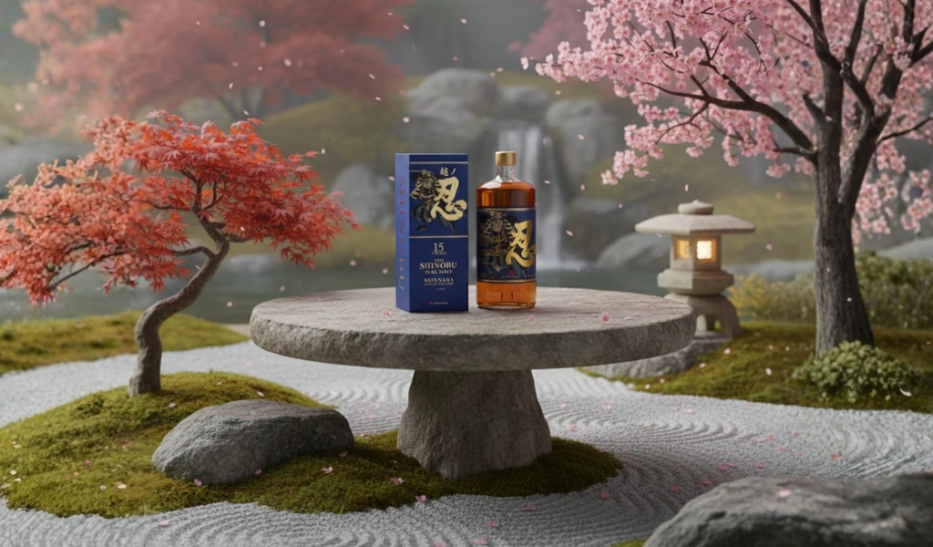 Rượu Whisky Nhật Shinobu 15 Year Old Pure Malt Mizunara Oak Finish