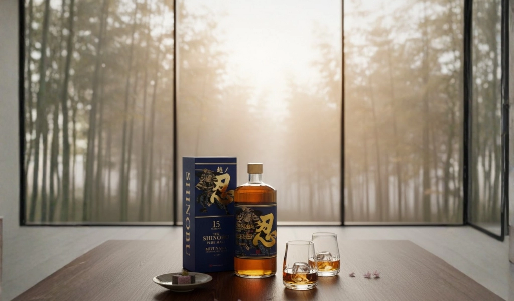 Whisky Nhật Shinobu 15 Year Old Pure Malt Mizunara Oak Finish