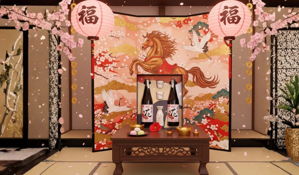 Nishinoseki Hana Hộp Quà Tết 2026 Set Daruma