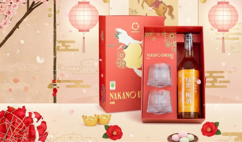 Mơ Nhật Nakano Mitsu Vị Mật Ong Hộp Quà Tết 2026