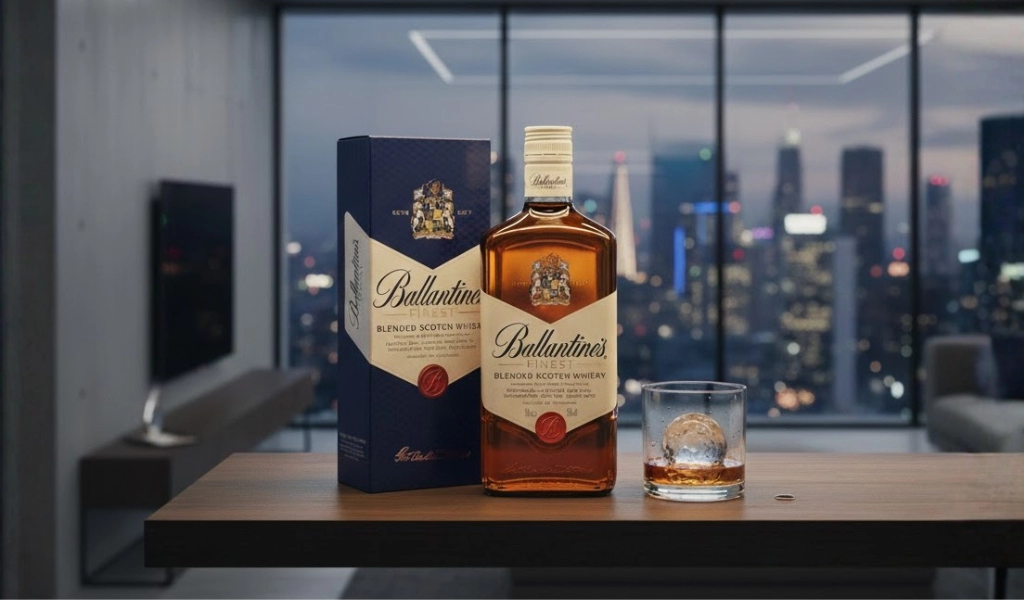Rượu Whisky Ballantine's Finest Kèm Hộp