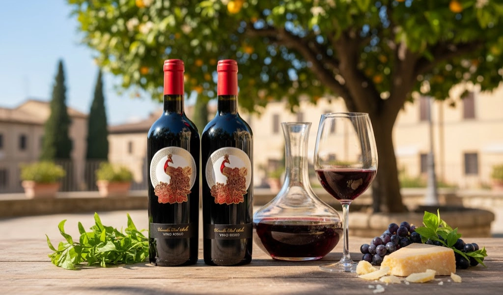 Uccello Del Sole Đỏ Đậm Đà