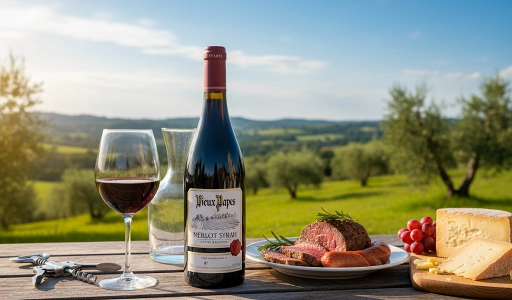 Vieux Papes Cuvée Reservee Merlot Syrah Thanh Lịch