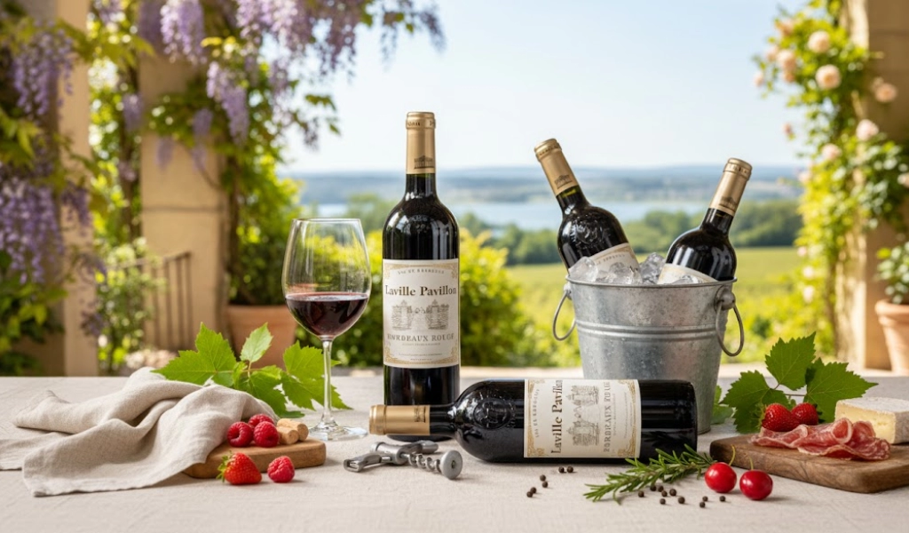 Laville Pavillon Bordeaux Rouge