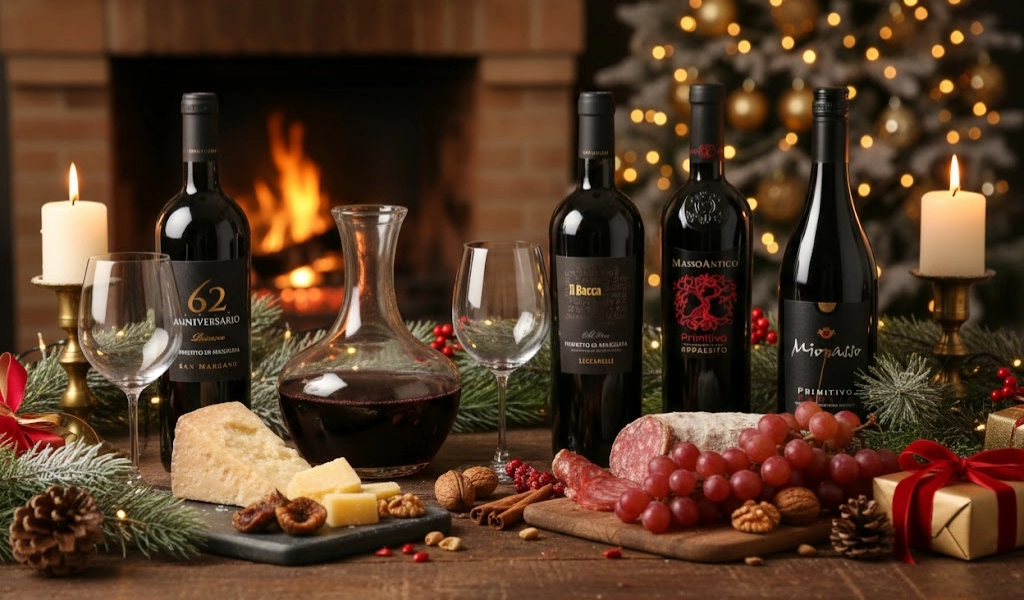 Vang Ý Primitivo Giáng Sinh Sum Họp