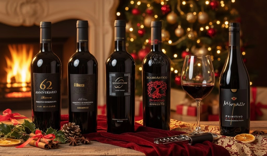 Hương Vị Ấm Áp Của Vang Ý Primitivo Cho Bàn Tiệc Giáng Sinh