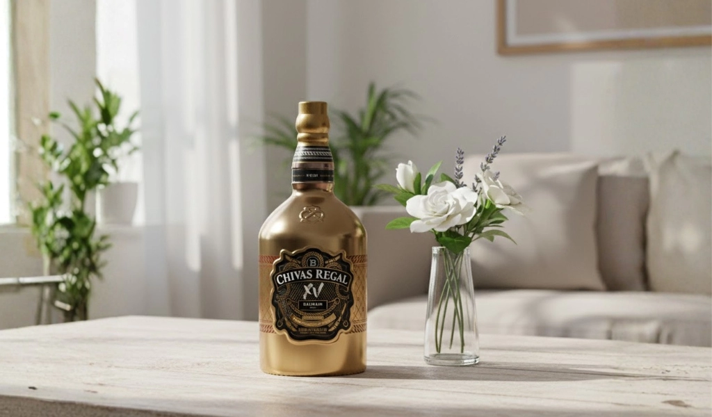 Rượu Whisky Chivas 15 Year Old Gold Balmain Limited Edition