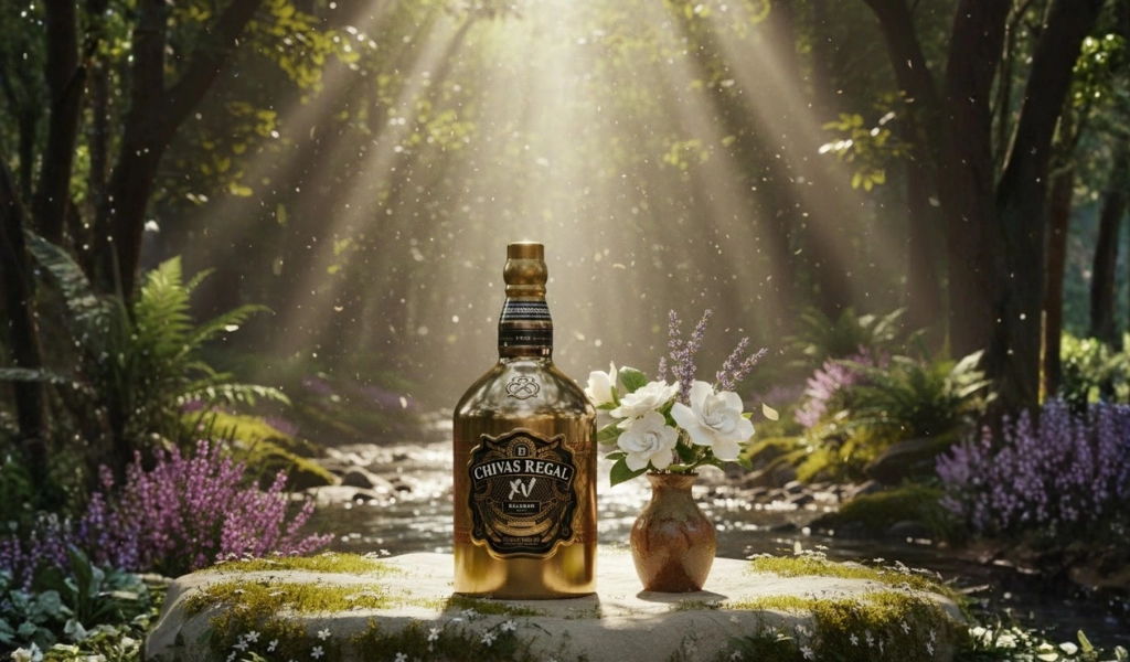 Whisky Chivas 15 Year Old Gold Balmain Limited Edition