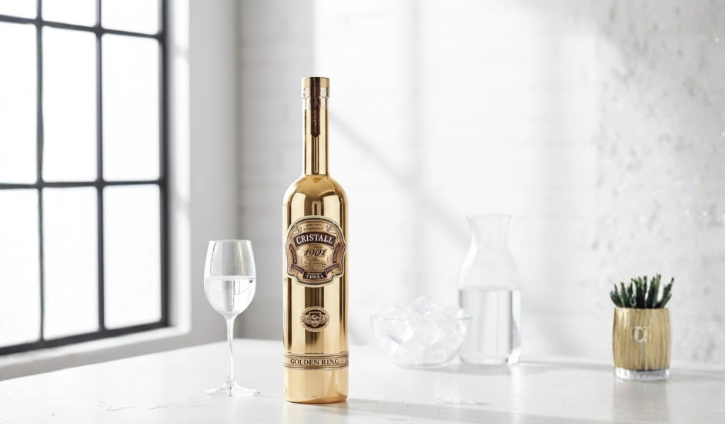 Rượu Vodka Nga Cristall 1901 Golden Ring