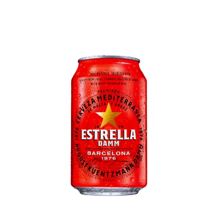 Bia Tây Ban Nha Estrella Damm (Lon)