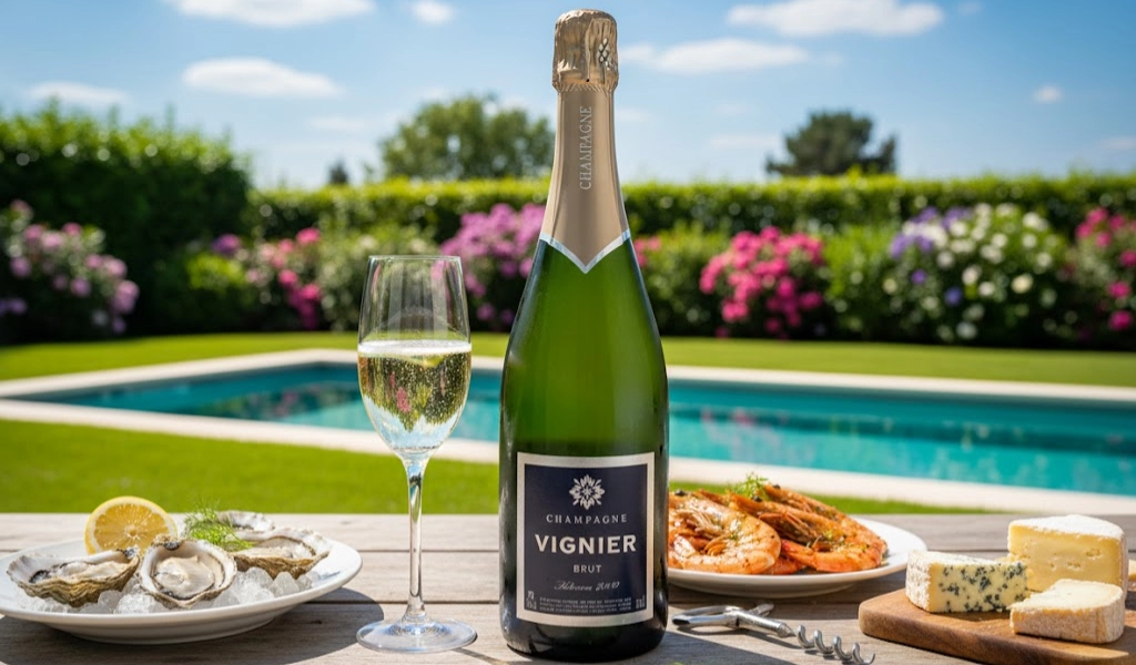 Champagne Vignier Brut 1.5L Cân Bằng 