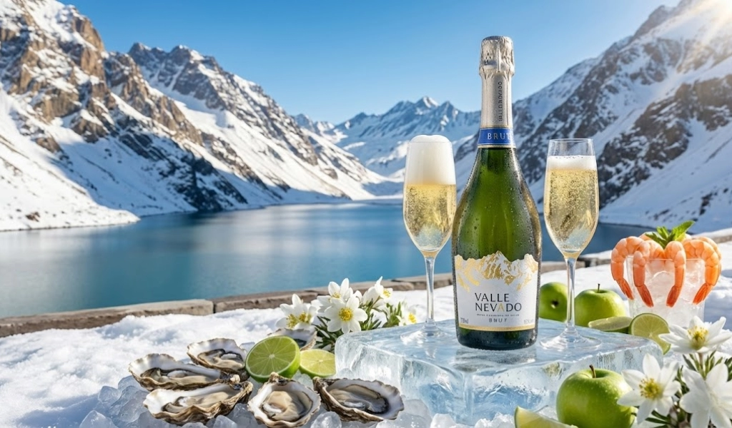 Rượu Sparkling Chile Valle Nevado