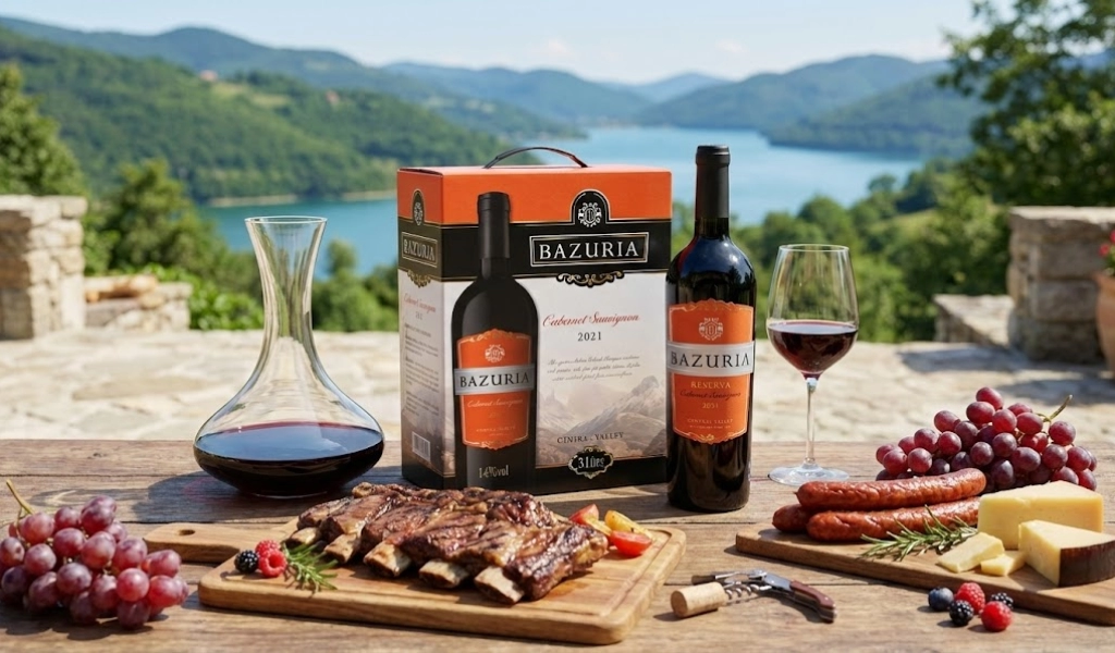 Rượu Vang Bịch Chile Bazuria Cabernet Sauvignon 3L