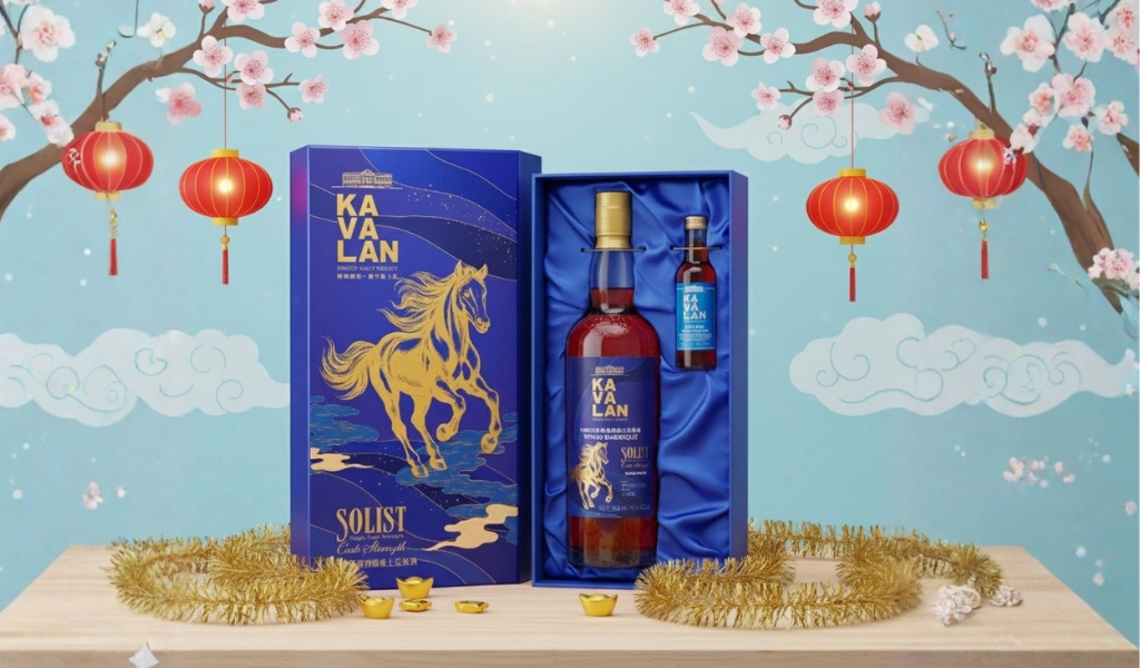 Rượu Whisky Kavalan Solist Vinho Barrique Cask Strength Hộp Quà Tết 2026