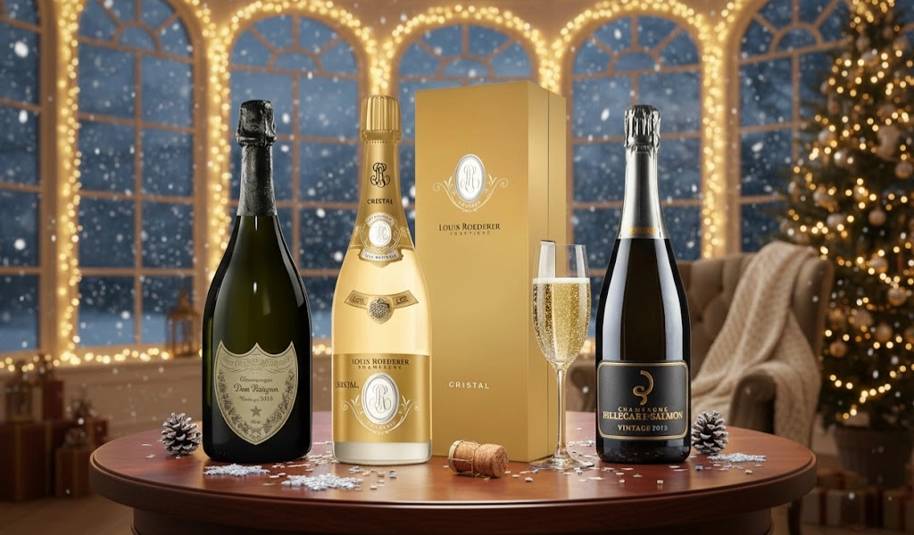 Champagne Giáng Sinh Lấp Lánh