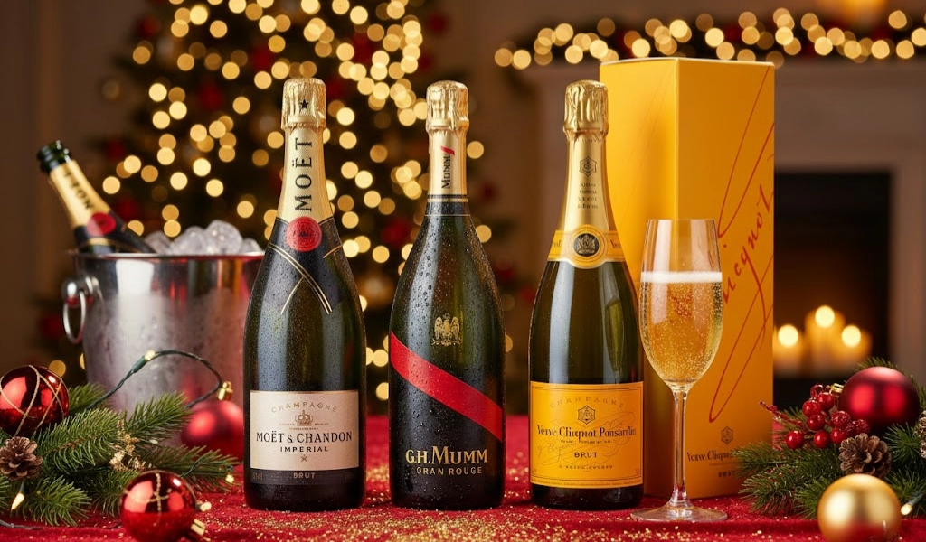 Champagne Giáng Sinh Trang Trọng