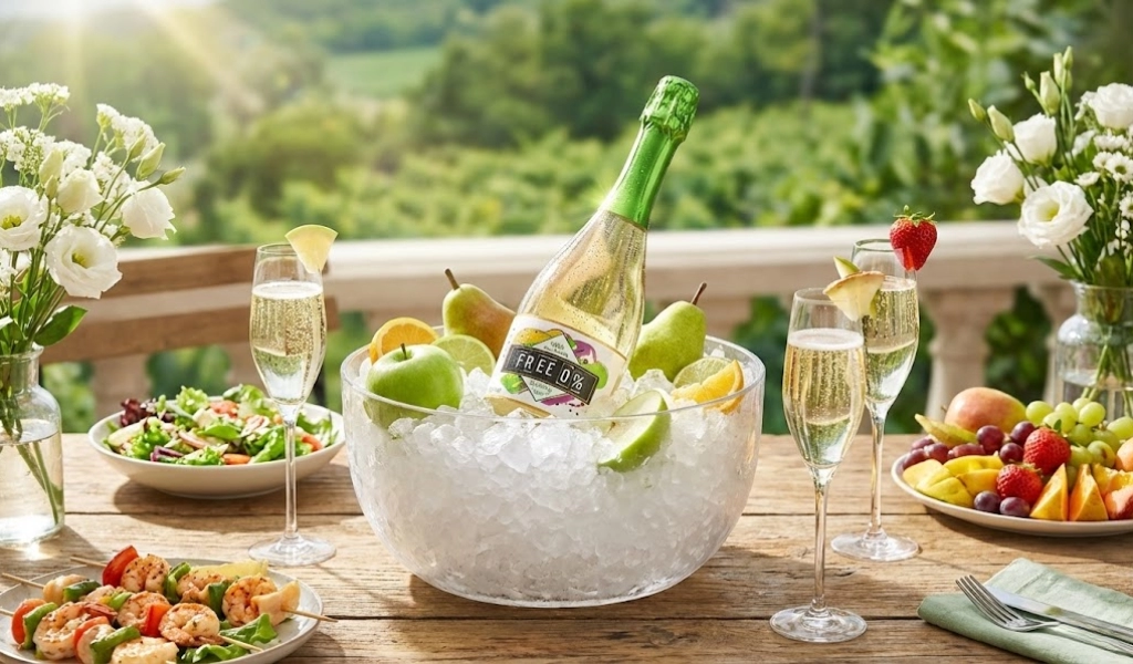 Rượu Vang Trắng Tây Ban Nha Free 0% White Sparkling