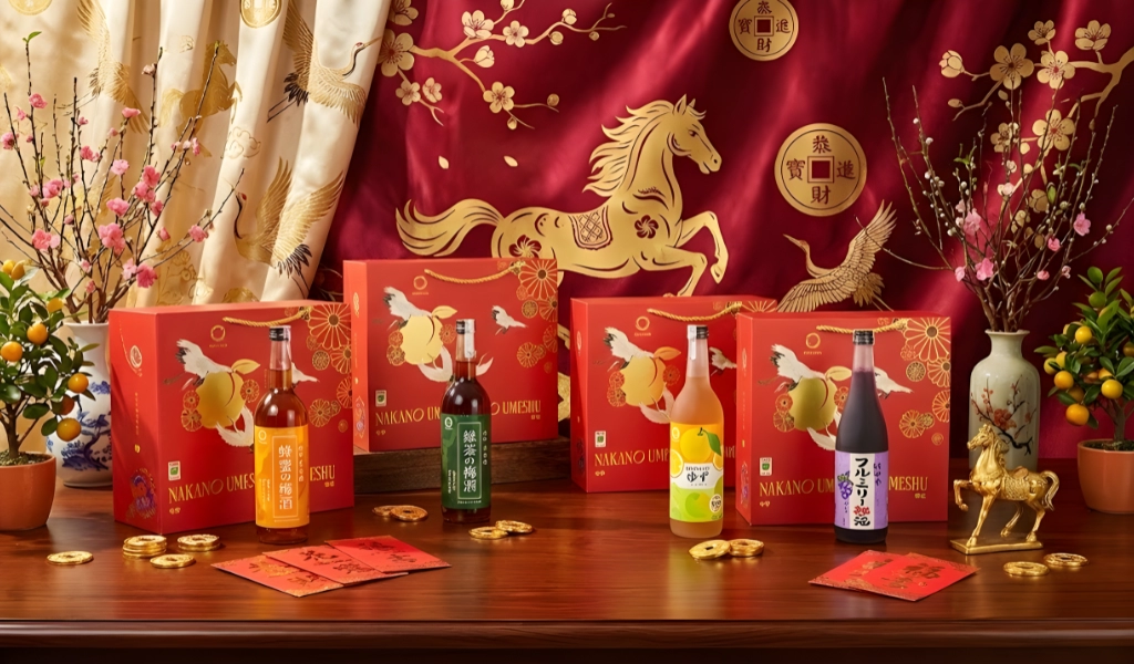 Bộ Sưu Tập Rượu Tết Nakano 2026: Honey, Tea, Yuzu, Blueberry