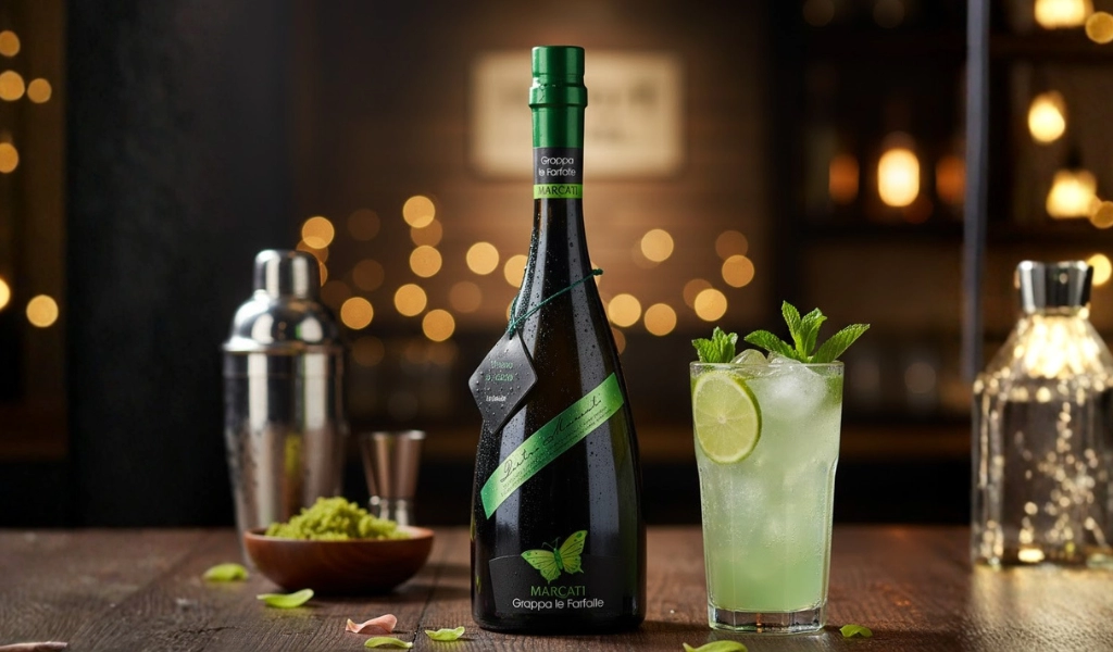 Rượu Grappa Marcati Grappa Le Farfalle