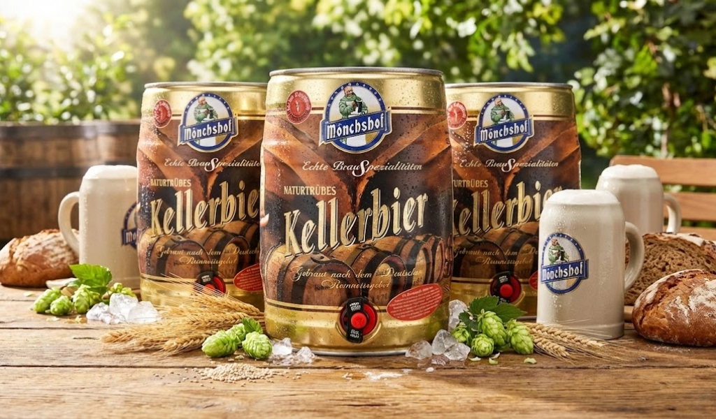 Bia Đức Monchshof Kellerbier 5L