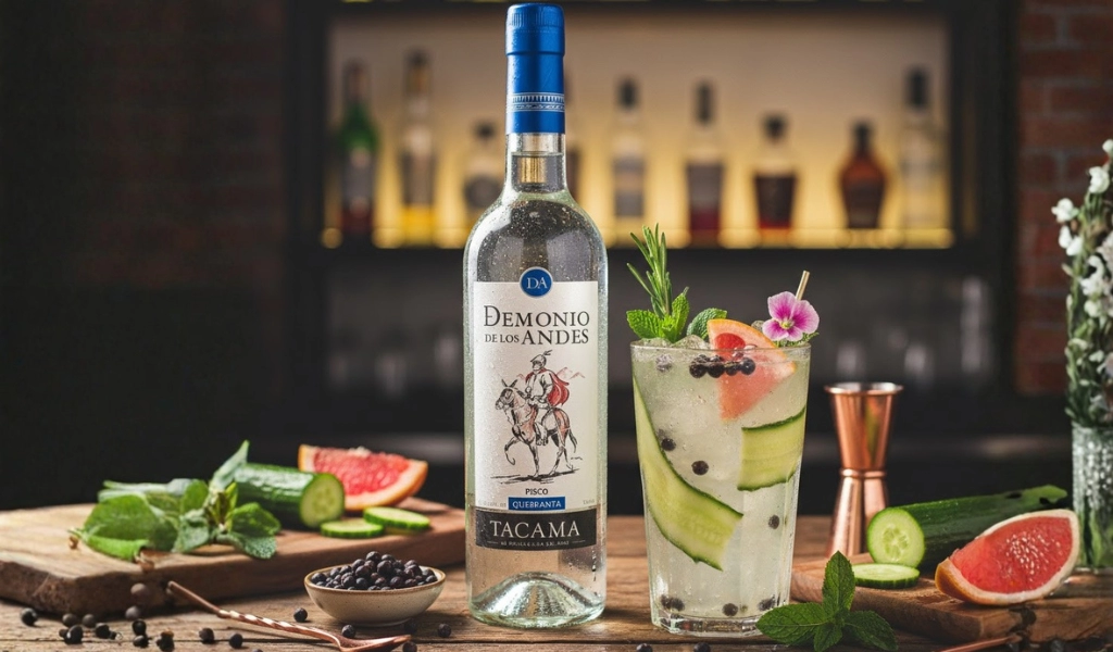 Rượu Liqueur Peru Tacama Demonio de los Andes Quebranta