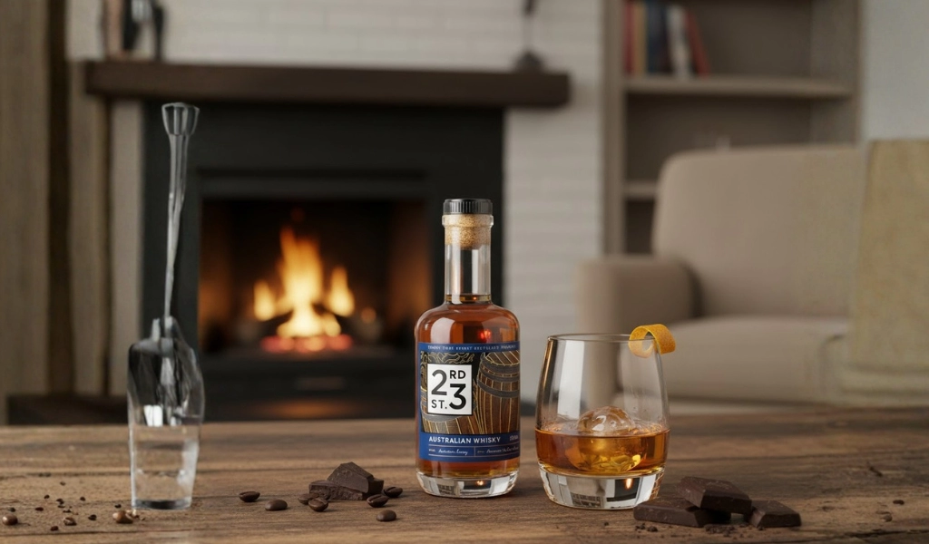 Rượu Whisky Úc 23rd Street Distillery Australian Blended Whiskey 200ml