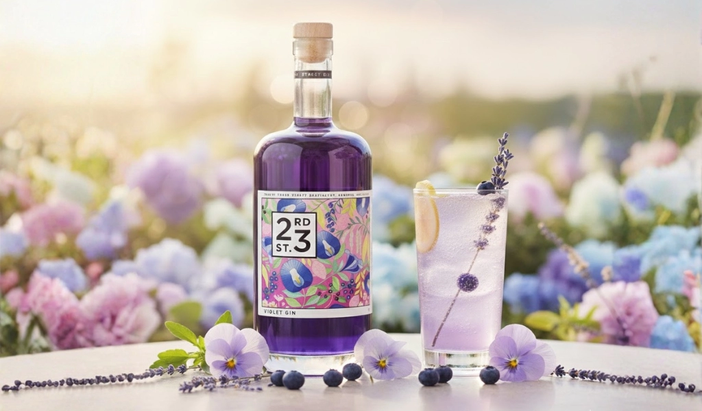 23rd Street Distillery Violet Gin