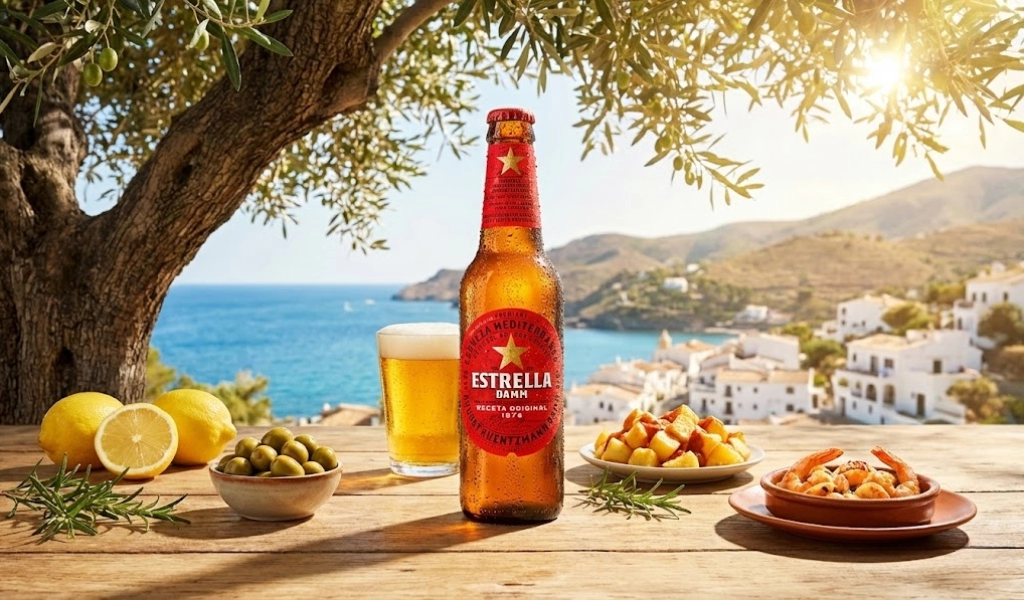Bia Tây Ban Nha Estrella Damm (Chai)