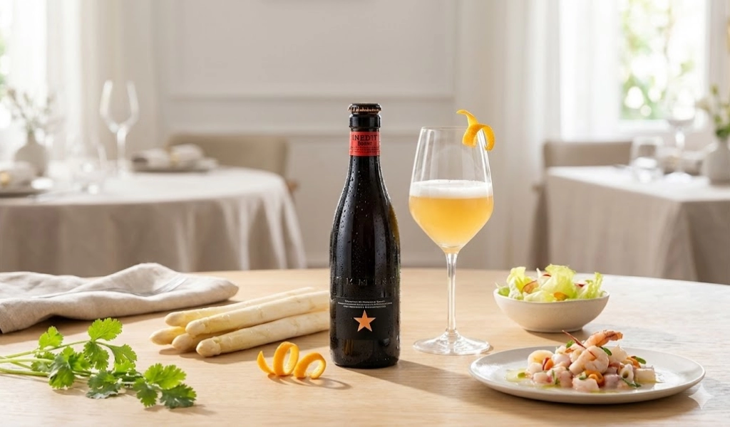 Bia Tây Ban Nha Inedit Damm 330ml