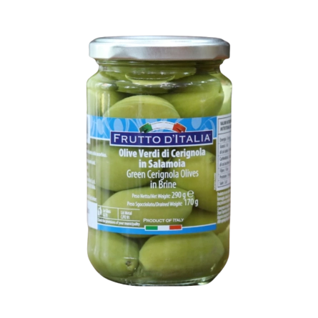 Oliu Xanh Có Hạt Green Cerignola Olives 170g