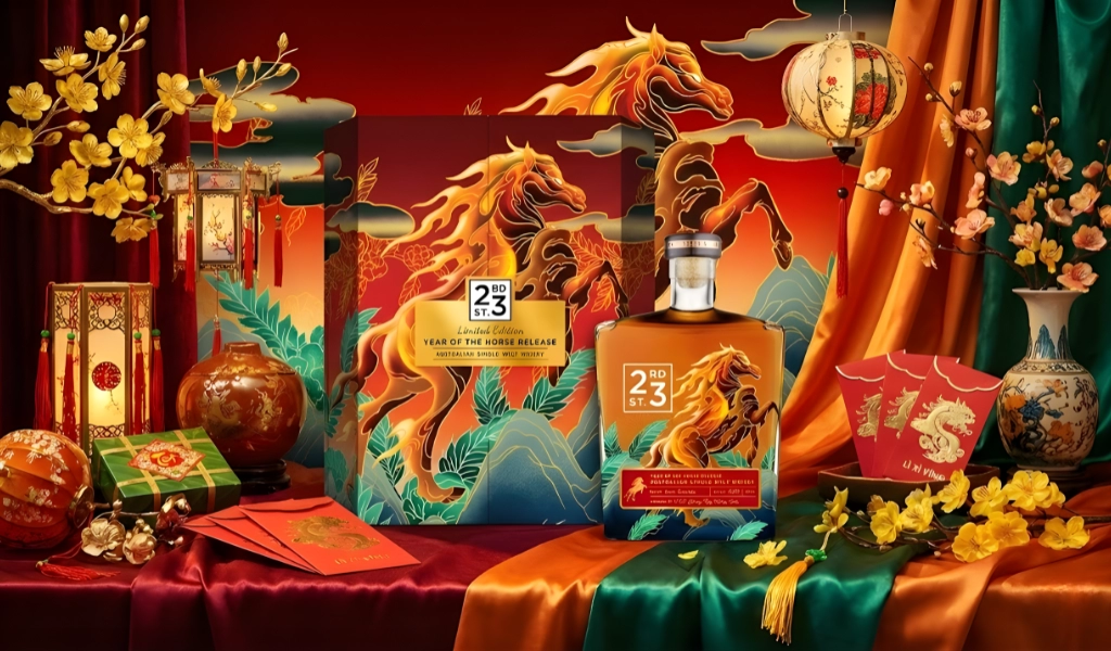 Rượu Whisky Úc 23rd Street Distillery Tết Bính Ngọ
