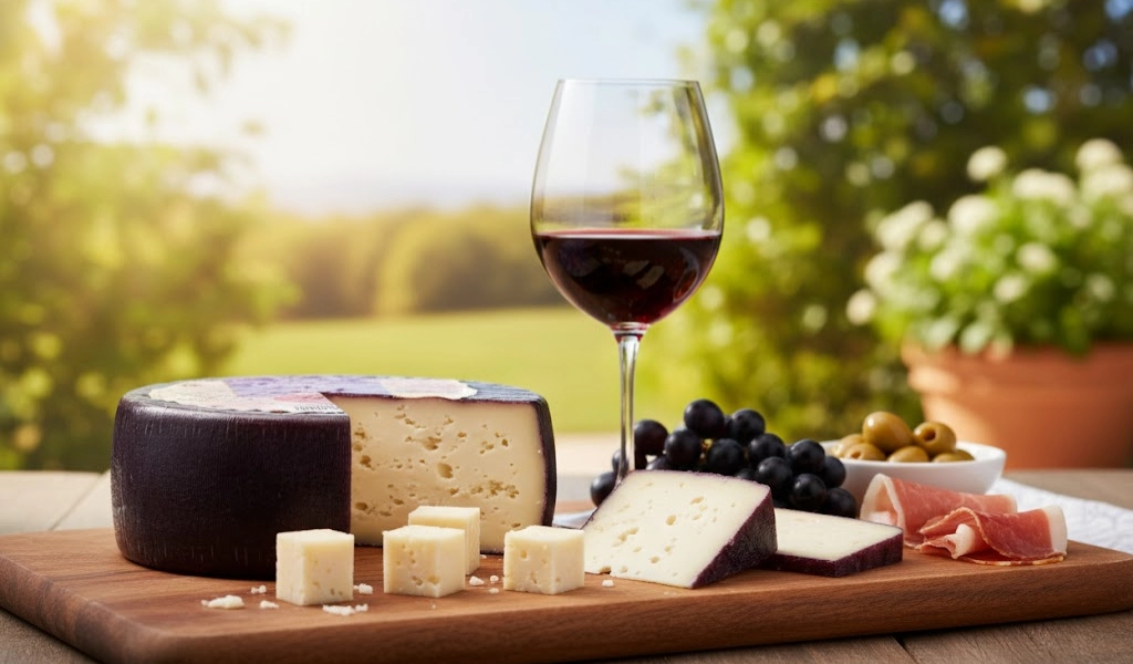 Phô Mai Montesinos Murcia Ủ Rượu Vang 350g Mịn Màng