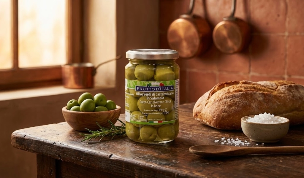 Green Castelvetrano Olives 170g