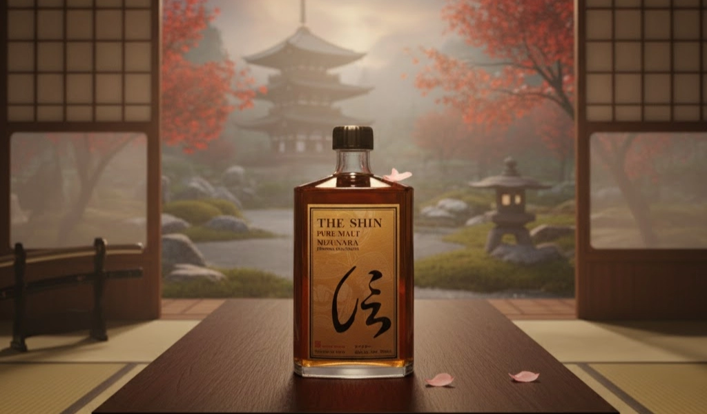Rượu Whisky Nhật The Shin Pure Malt Mizunara Oak Finish
