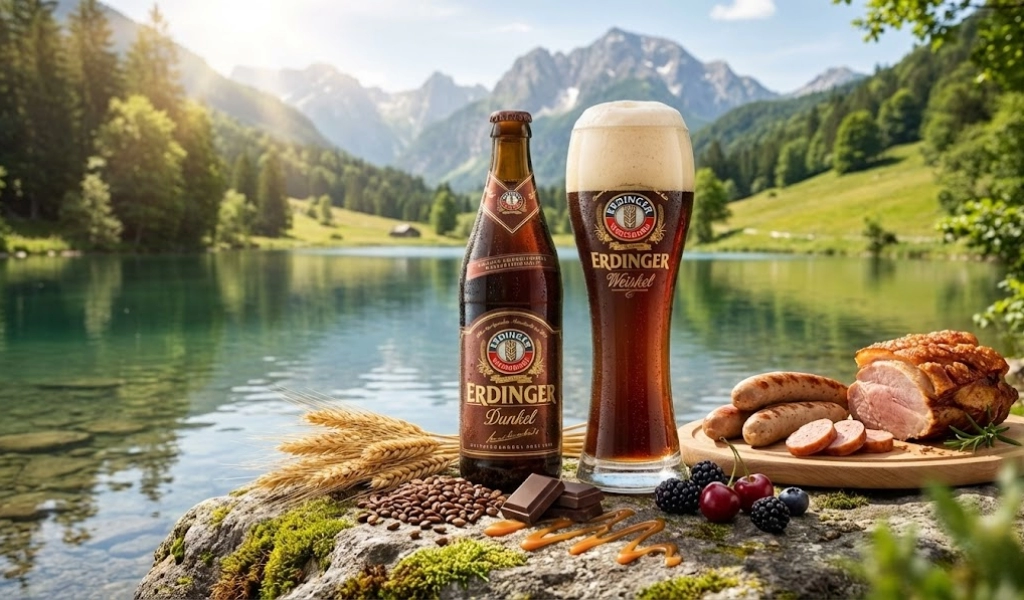 Bia Lúa Mì Đen Erdinger Dunkel