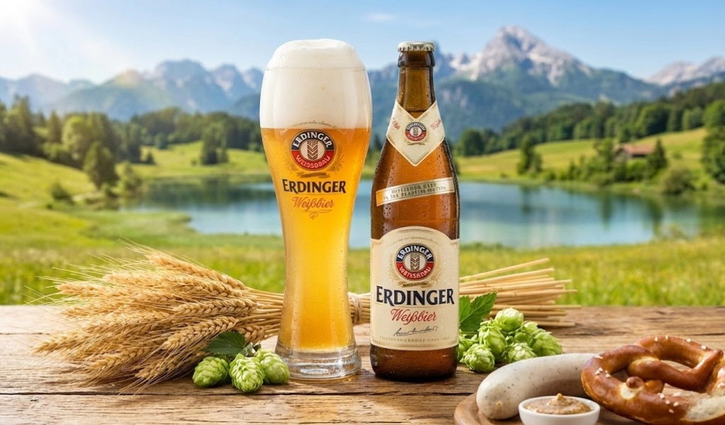 Bia Lúa Mì Men Sống Erdinger Weissbier